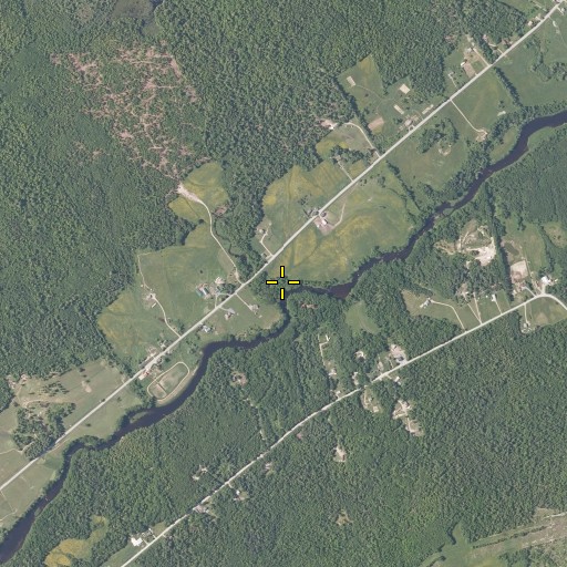 Aerial/Satellite Image of Clements Brook, ME