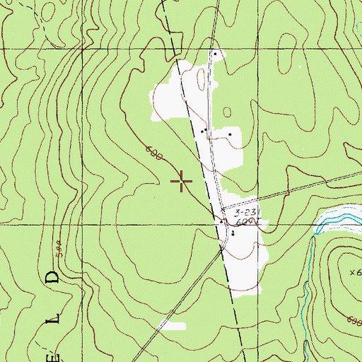 Topographic Map of Cole School, ME