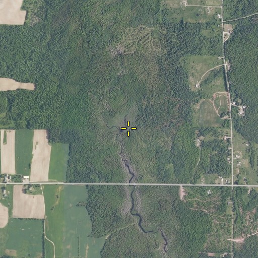 Aerial/Satellite Image of Collison Brook, ME