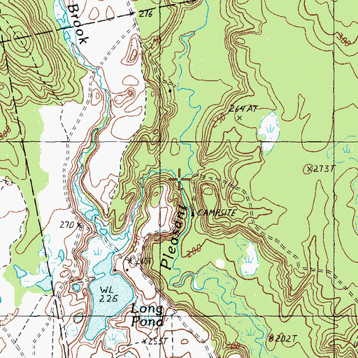 Topographic Map of Colonel Brook, ME