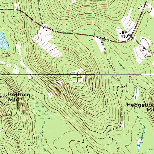 Topographic Map of Condon Hill, ME