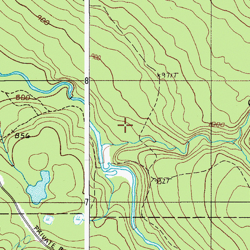 Topographic Map of Conners Brook, ME