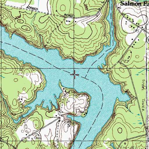 Topographic Map of Cooks Brook, ME