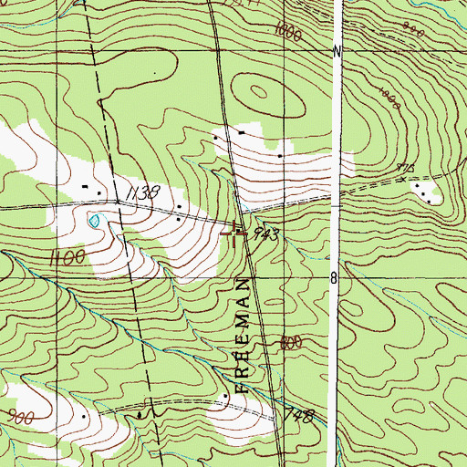Topographic Map of Craig School, ME