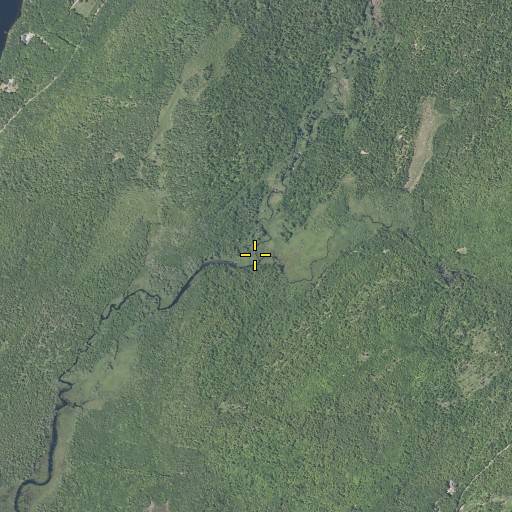 Aerial/Satellite Image of Crummett Brook, ME