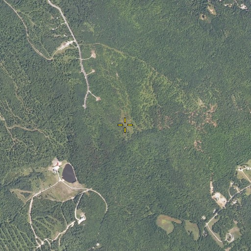 Aerial/Satellite Image of Curtis Hill, ME