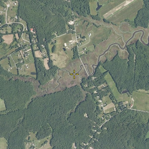 Aerial/Satellite Image of Cutts Ridge Brook, ME