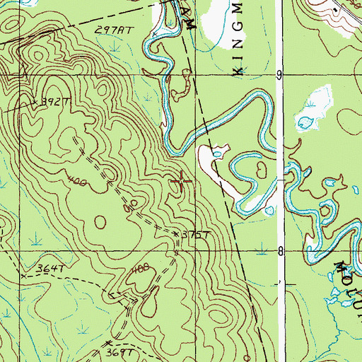 Topographic Map of Davis Farm (historical), ME