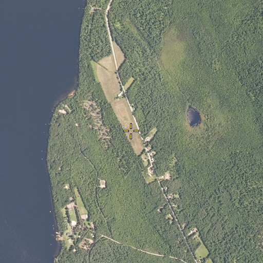 Aerial/Satellite Image of Dean Hill, ME