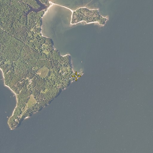 Aerial/Satellite Image of Decker Point, ME