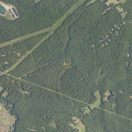 Aerial/Satellite Image of Dennett Brook, ME