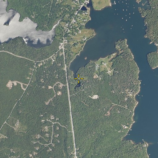 Aerial/Satellite Image of Denning Brook, ME