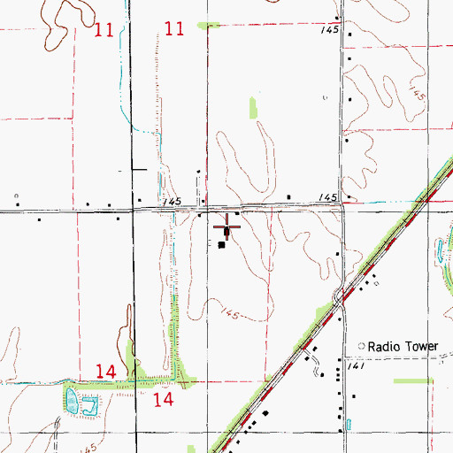 Topographic Map of Wolff Project School, AR