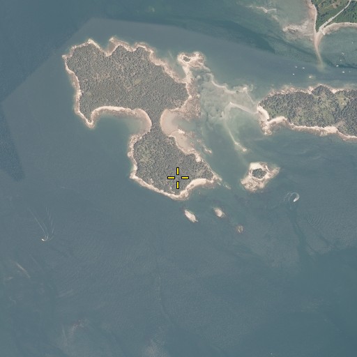 Aerial/Satellite Image of Devils Head, ME