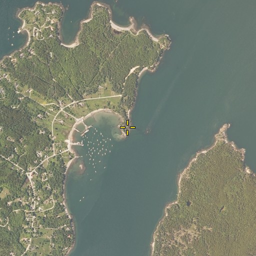 Aerial/Satellite Image of Dodge Point, ME