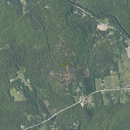 Aerial/Satellite Image of Dolloff Hill, ME