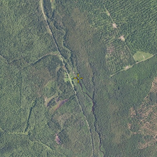 Aerial/Satellite Image of Dudley Brook, ME