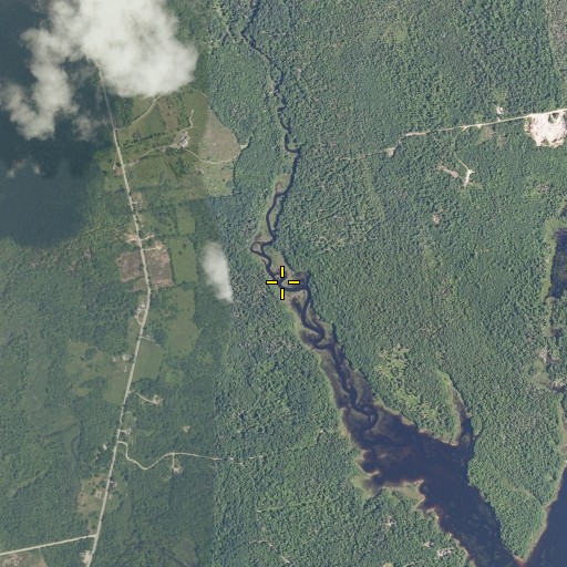 Aerial/Satellite Image of Dumb Brook, ME