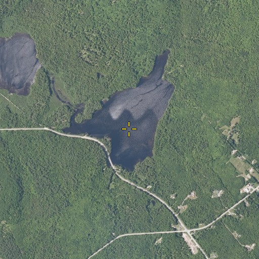 Aerial/Satellite Image of Dutton Pond, ME