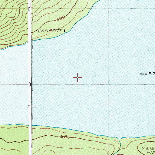 Topographic Map of Eagle Lake, ME