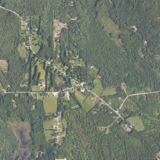 Aerial/Satellite Image of East Parsonsfield, ME