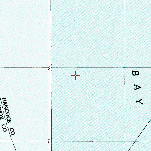 Topographic Map of East Penobscot Bay, ME