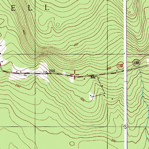 Topographic Map of Edgecombe School (historical), ME
