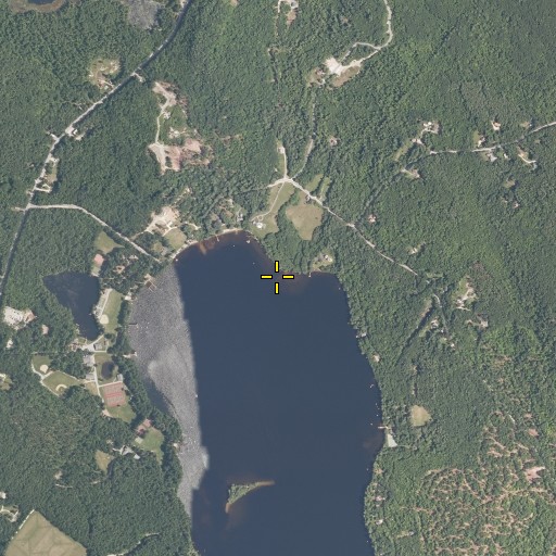 Aerial/Satellite Image of Edwards Brook, ME