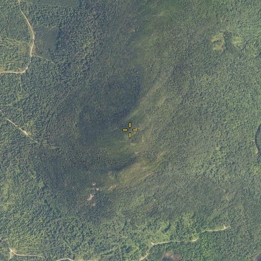 Aerial/Satellite Image of Elephant Mountain, ME
