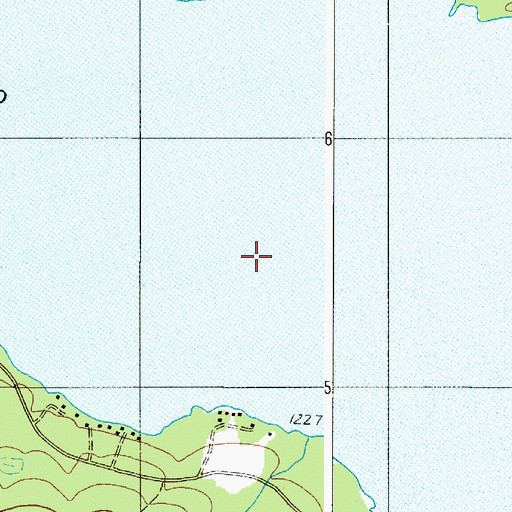 Topographic Map of First Roach Pond, ME