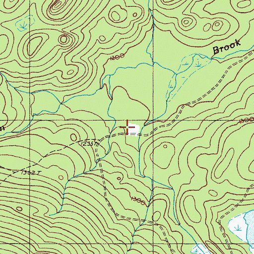 Topographic Map of Fogg Farm, ME