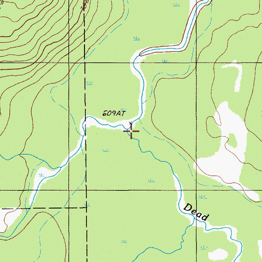 Topographic Map of Fourmile Camp, ME