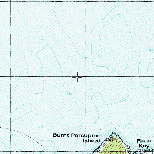 Topographic Map of Frenchman Bay, ME