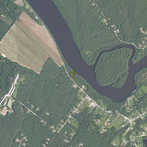 Aerial/Satellite Image of Gerrish Brook, ME