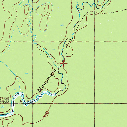 Topographic Map of Glendenning Brook, ME