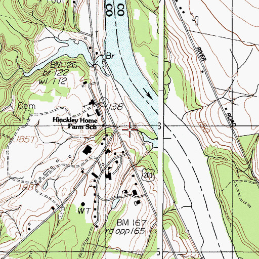 Topographic Map of Good Will Homes, ME