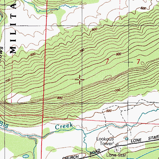 Topographic Map of Stone Cemetery, AR