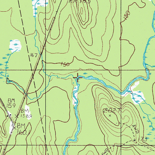 Topographic Map of Greenland Brook, ME