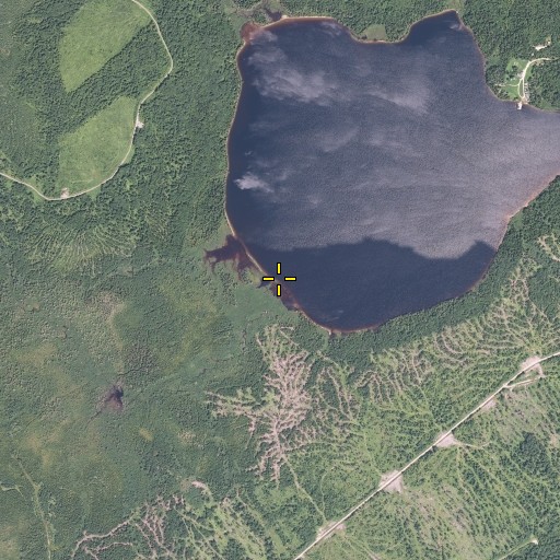 Aerial/Satellite Image of Hack Inlet, ME