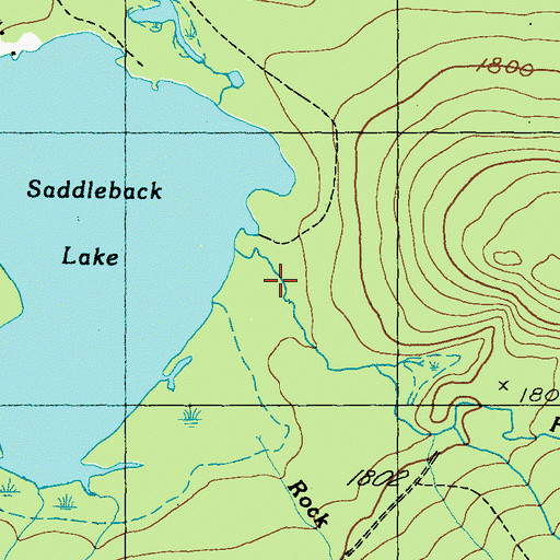 Topographic Map of Haley Brook, ME