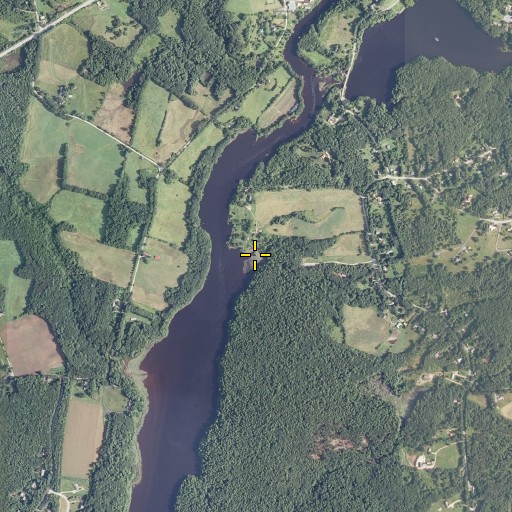 Aerial/Satellite Image of Hamilton Brook, ME