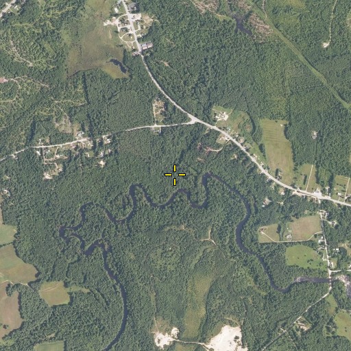 Aerial/Satellite Image of Hamlin Brook, ME