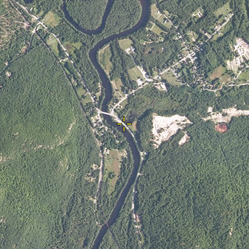 Aerial/Satellite Image of Hancock Brook, ME
