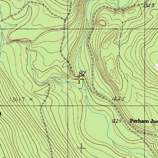 Topographic Map of Hardy Stream, ME