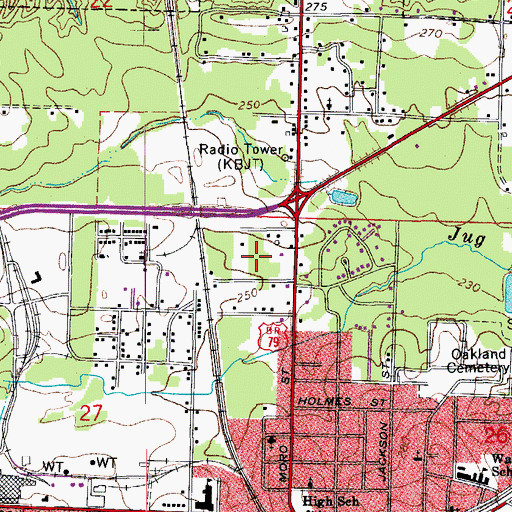 Topographic Map of North Fordyce, AR