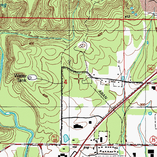 Topographic Map of Scheid Quarry, AR
