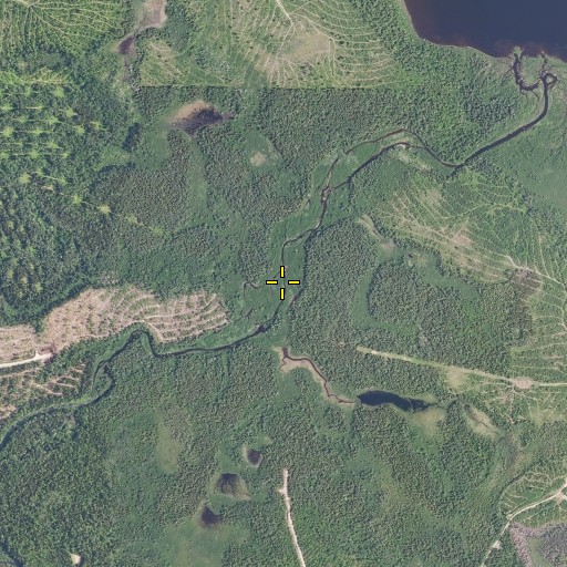 Aerial/Satellite Image of Ikes Brook, ME
