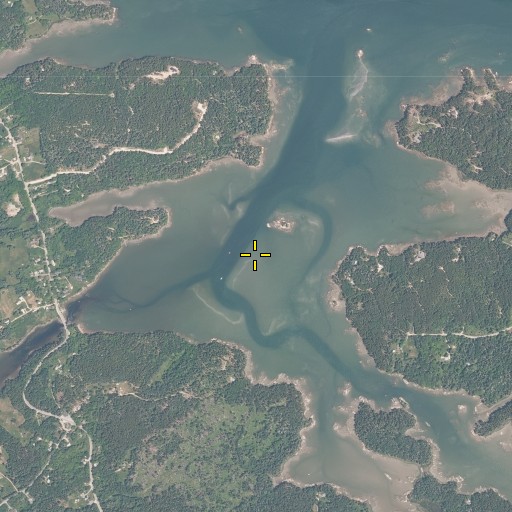 Aerial/Satellite Image of Inner Harbor, ME