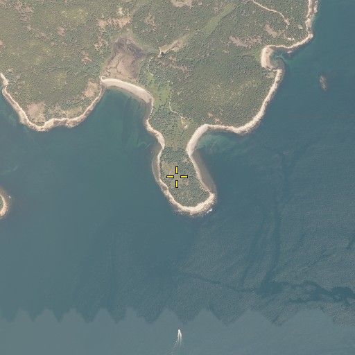 Aerial/Satellite Image of Irish Point, ME