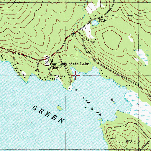 Topographic Map of Jellison Brook, ME